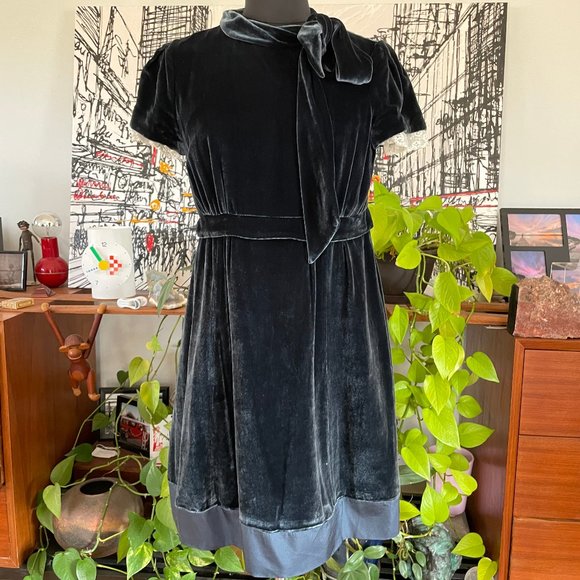 Marc By Marc Jacobs Baby Doll Dress Blue - Picture 1 of 16